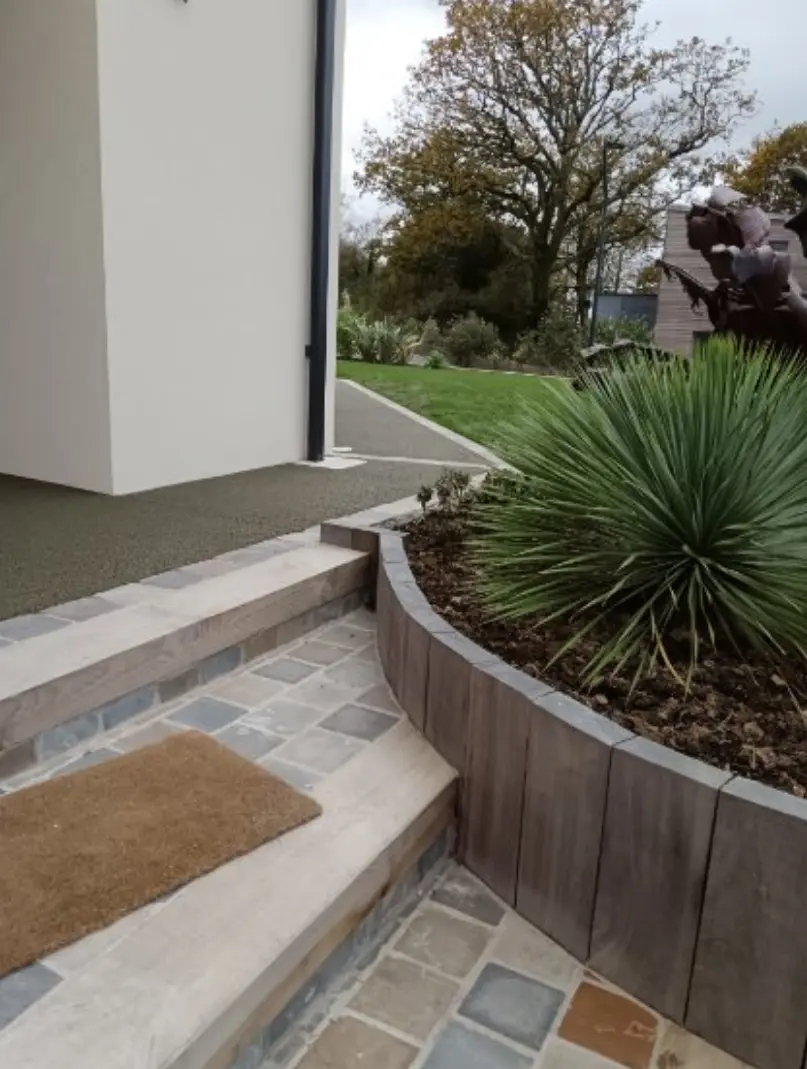 Aménagement paysager moderne